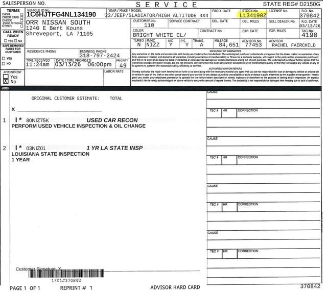 2022 Jeep Gladiator High Altitude