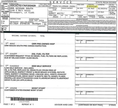 2019 Chevrolet Silverado 2500HD LTZ