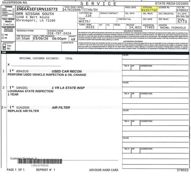 2024 Nissan Titan SV