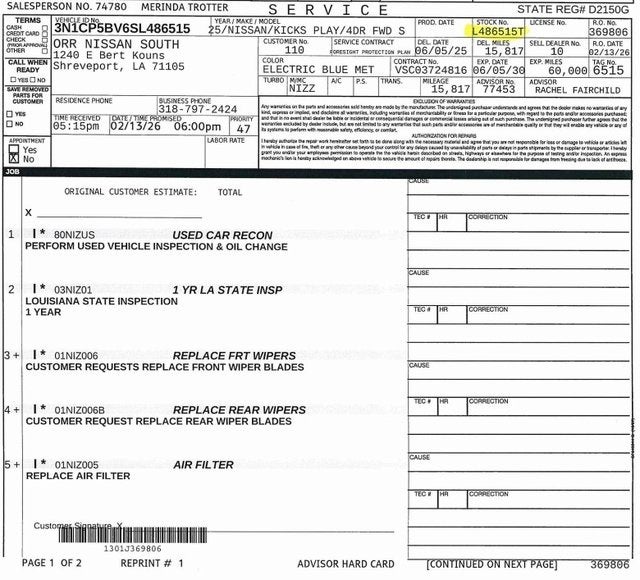 2025 Nissan Kicks Play S