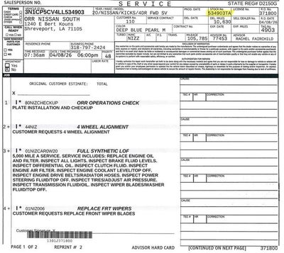 2020 Nissan Kicks SV