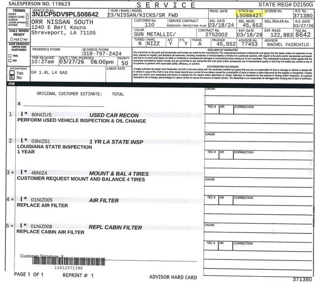 2023 Nissan Kicks SR