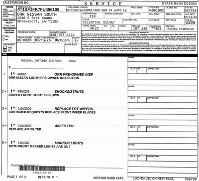 2015 Toyota Camry LE