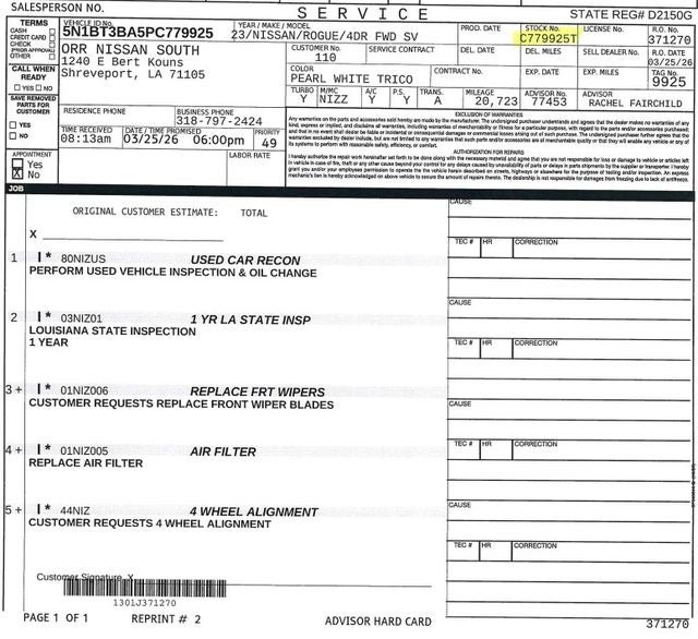 2023 Nissan Rogue SV