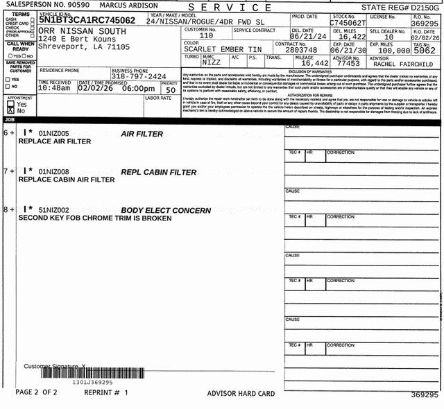 2024 Nissan Rogue SL