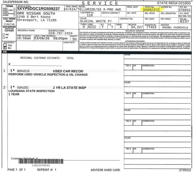 2024 Kia Telluride SX X-Pro