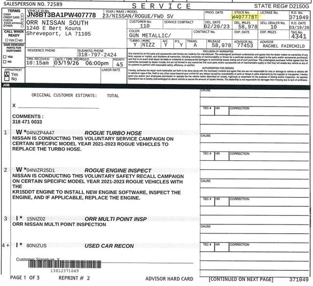 2023 Nissan Rogue SV