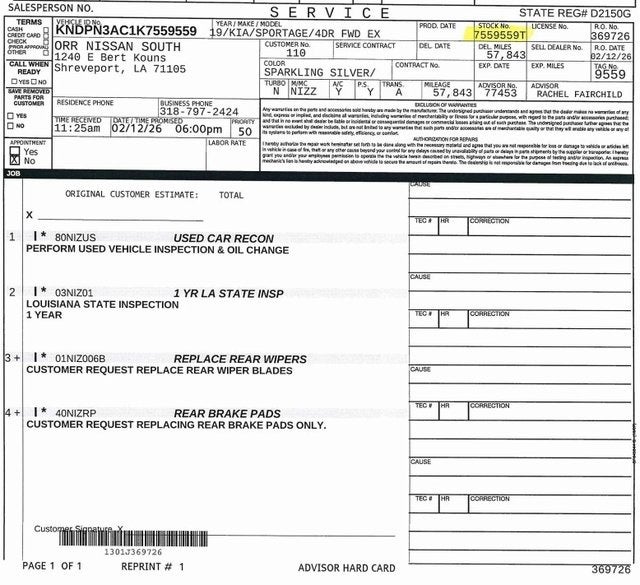 2019 Kia Sportage EX