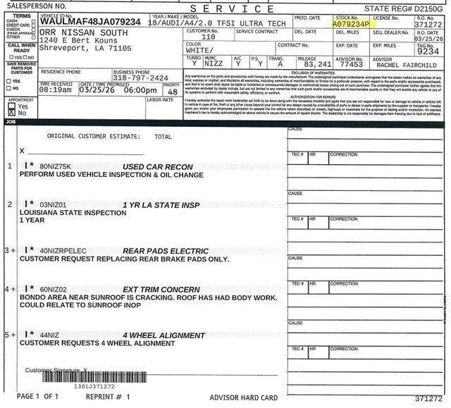 2018 Audi A4 2.0T ultra Premium