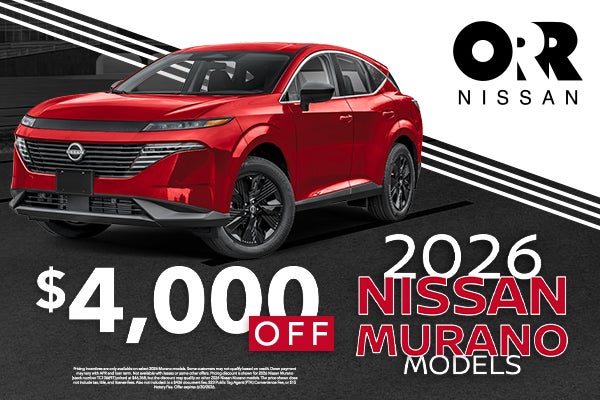$4000 off on 2026 Nissan Murano